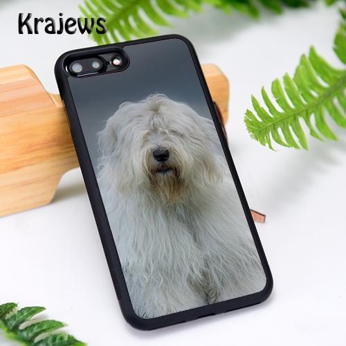 Krajews Old English Sheepdog Shaggy puppy Phone Case For iPhone 17 Air 16 15 14 plus 11 12 13 Pro Max cover coque