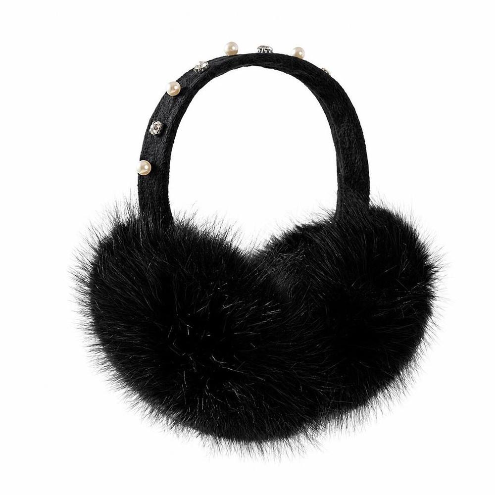 Faux Fur Plush Earmuffs Soft Plush Ear Warmers Gifts Headband Earmuffs Cold Weather Wear