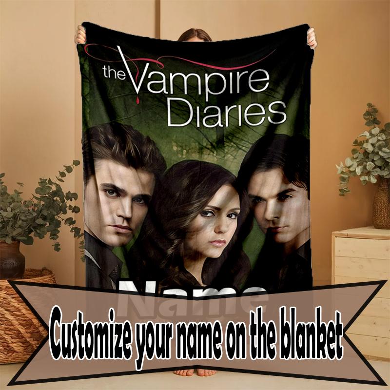 Custom Name Personalized horror theme Print Blanket, Home Decor, Bedroom, Sofa, Camping, Couch, Gifts for Birthday Christmas
