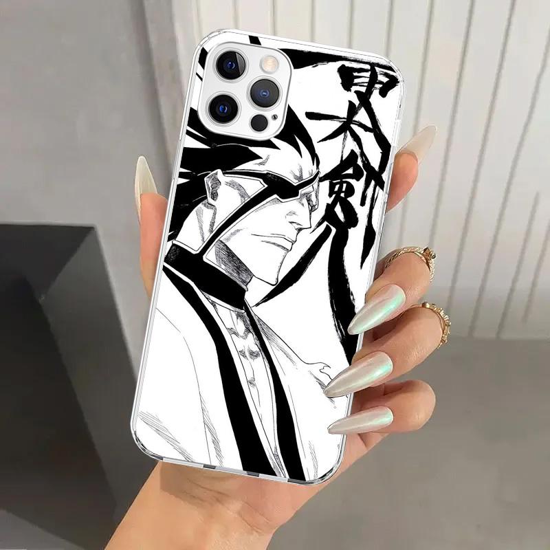 Bleach Zaraki Kenpachi Phone Case for Iphone 17 Air 16 15 Plus 14 13 Mini 12 11 Pro Max 16E 7 8 SE 2020 Soft Funda Print Shell 1