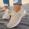 Women's Comfortable Non-Slip Solid Color Breathable Lightweight Casual Shoes Outdoor Shoes