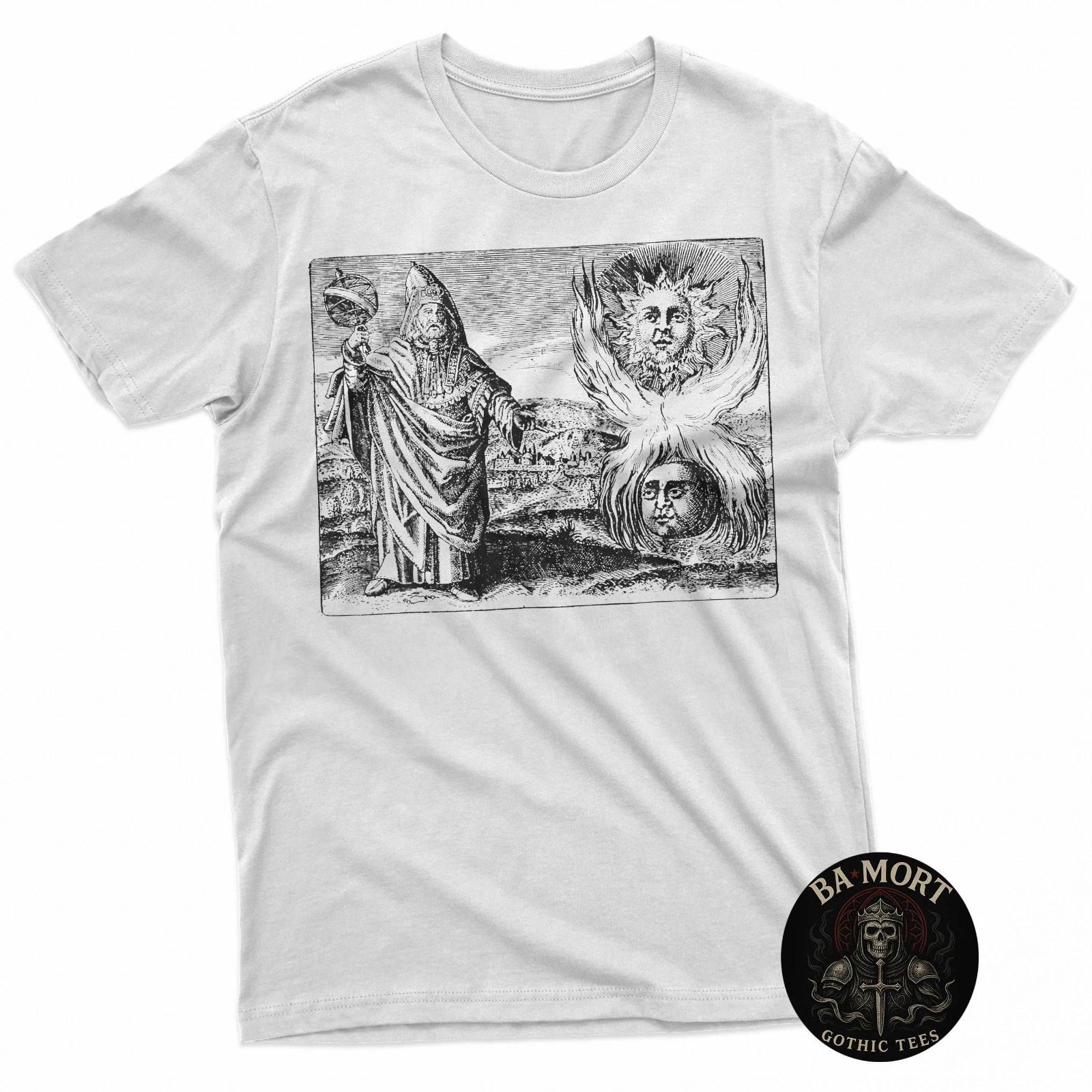 Hermeticism Trismegistus As Above So Below Hermetic 100% Cotton T-shirt Mens Tees Top 2XL