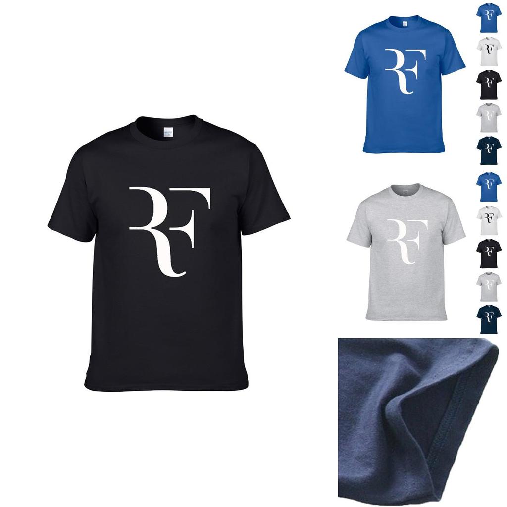 Roger Federer T-shirt Men Fashion Shirt Cotton Summer Classic Printed Tee Tops