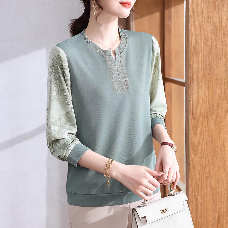 

XUEXI Women s Sheer Sleeve Knit Top 2XL