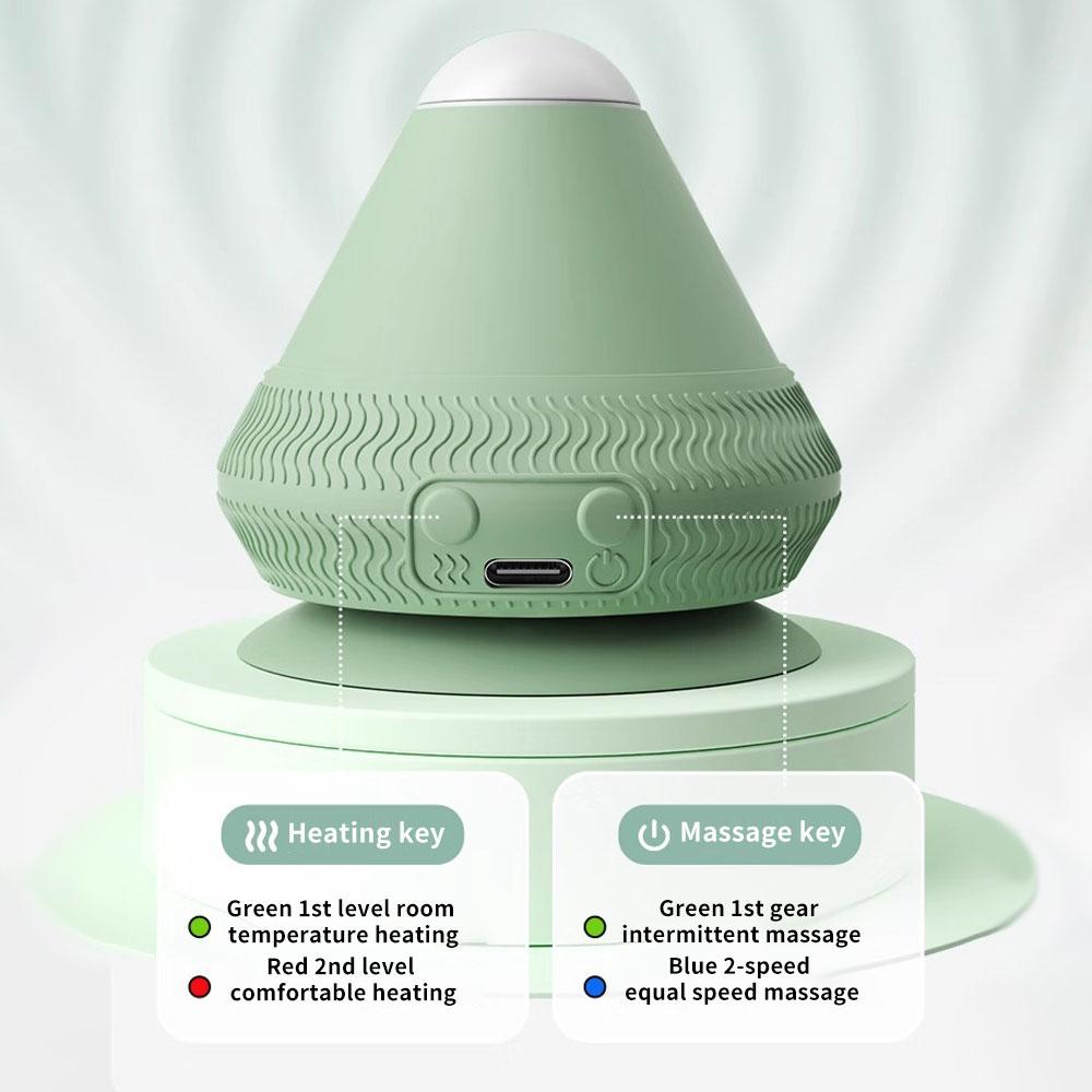 Electric Absorption Fascia Ball Massage Ball Vibration Hot Compress Foot Bottom Muscle Relaxation Suction Cup Neck Membrane Mass