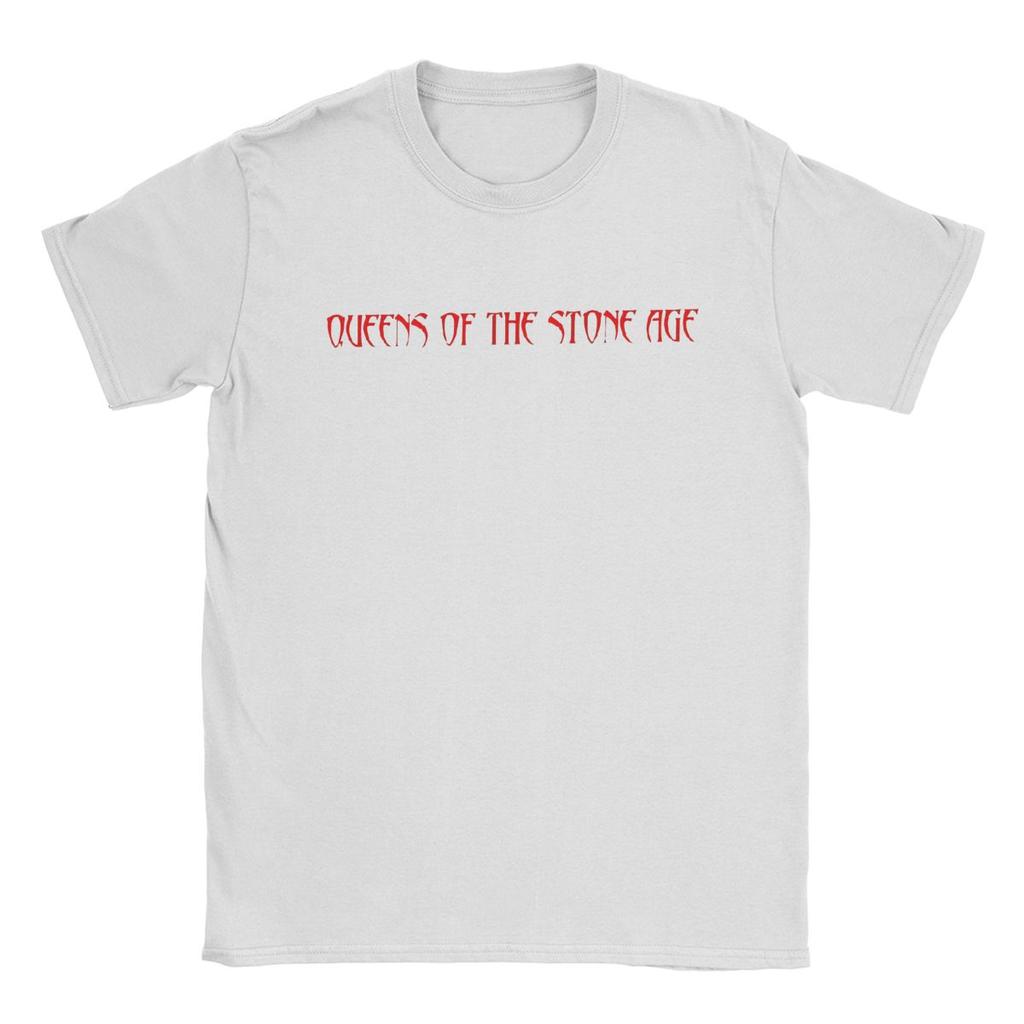 Queens Of The Stone Age T-Shirt Herren Genial 100% Baumwolle T-Shirt Rundhals Kurzarm T-Shirts Übergröße Kleidung