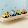 High Quality Engineering Car Toy Rounded Design Inertia Toy Car Inertial Drive Excavator  Kids Gift