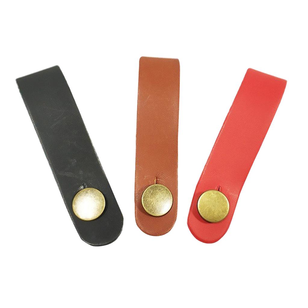 Attache-sangle pour tête de guitare en cuir épais Bouton de sangle de manche de guitare Adaptateur de tête de guitare Lien de sangle de manche de guitare Durable