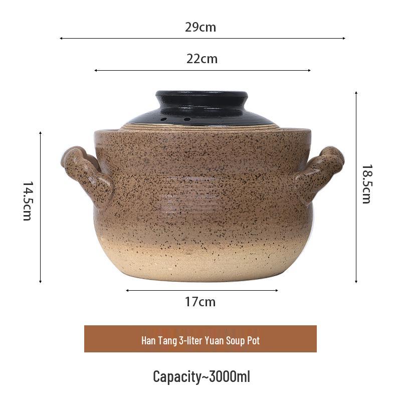 

Heat-Resistant Clay Casserole Pot