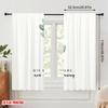 2pcs 2D Flat Printing Window Treatment Curtains His Mercies Are New Morning Polyester Without Electricity Seasonal Party &