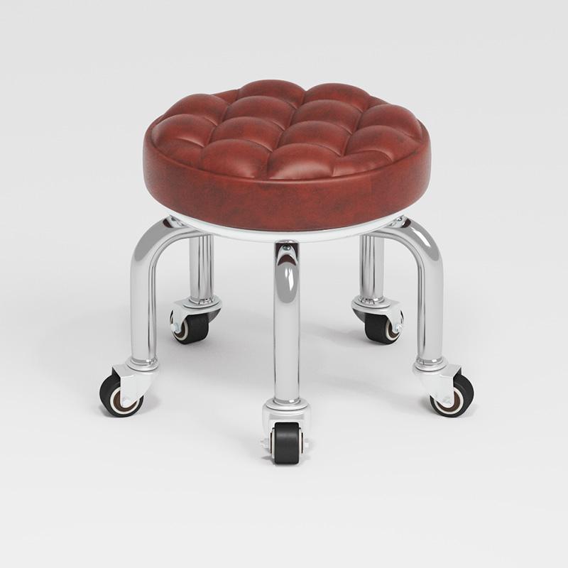 Silent Household Low Stool on Wheels - Multipurpose for Shoe Changing, Baby Moving, and Floor Cleaning