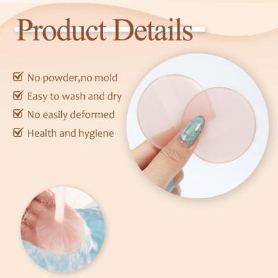 Esponja de Maquillaje de Silicona Suave para Polvo, para Base de Maquillaje, Crema BB, No Absorbe Polvo, Herramientas de Maquillaje