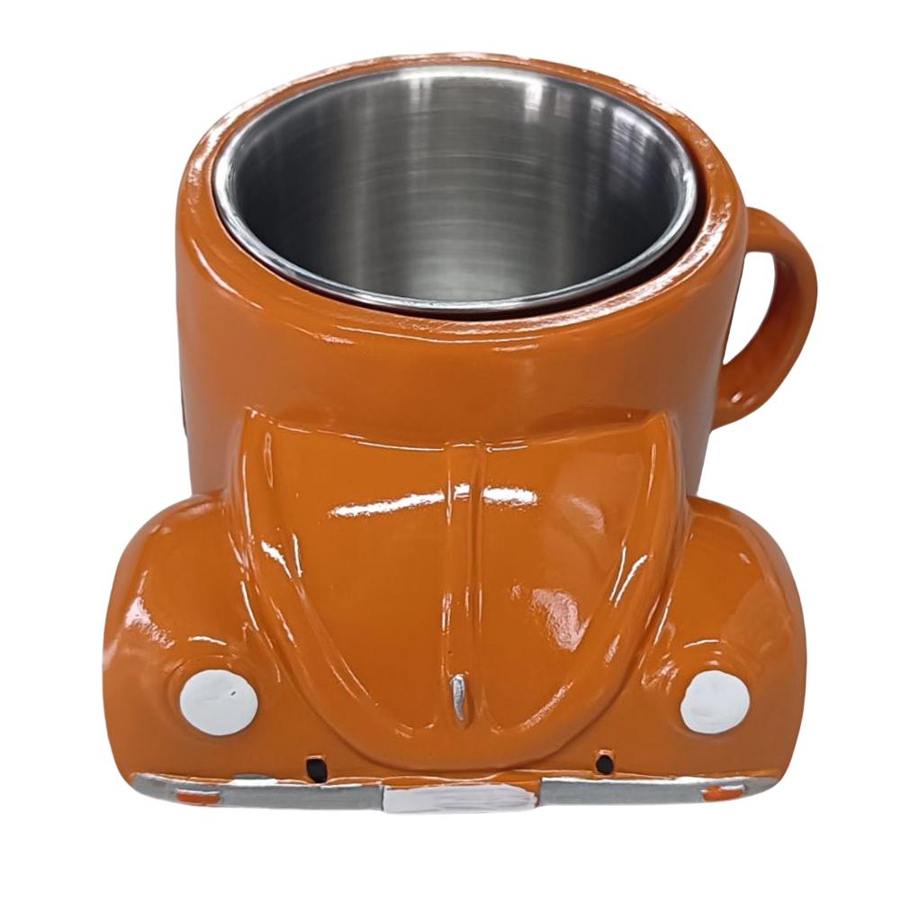 Beetle Shaped Creative Coffee Mug Heat Resist Funny Coffee Cup Large Capacity Handmade Decoration Cup for Home Kitchen