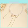 Pearl Necklace With Star Pendant And Tassel For Women Winter Fashion