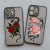 Creative Simple Style Snake Flower Phone Case for Iphone 15 14 16 Pro Max 11 12 13 Mini Pro Max X XR XS 7 8 Plus Shockproof Case