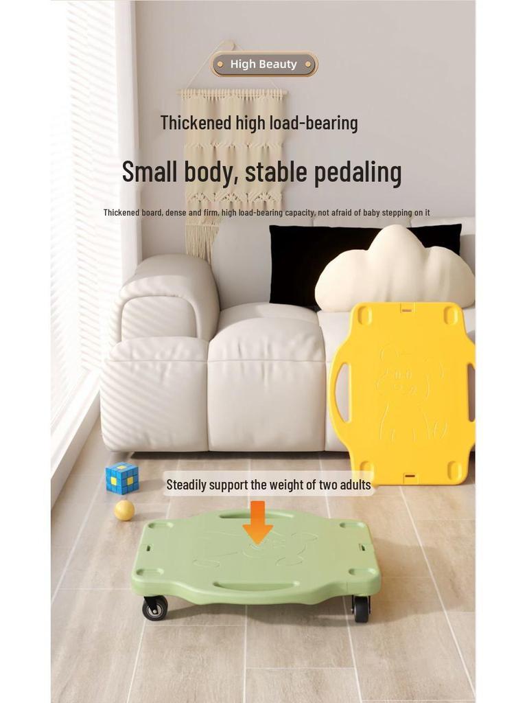 Children's Sensory Balance Board: Anti-Rollover Kindergarten Scooter for Indoor and Outdoor Play