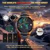 2026 Neue Militär Sport Smartwatch 1,43 Zoll AMOLED Display 4 GB Speicher GPS Offline-Karte 3ATM Wasserdicht Bluetooth-Anruf Fitness Mode Smartwatch