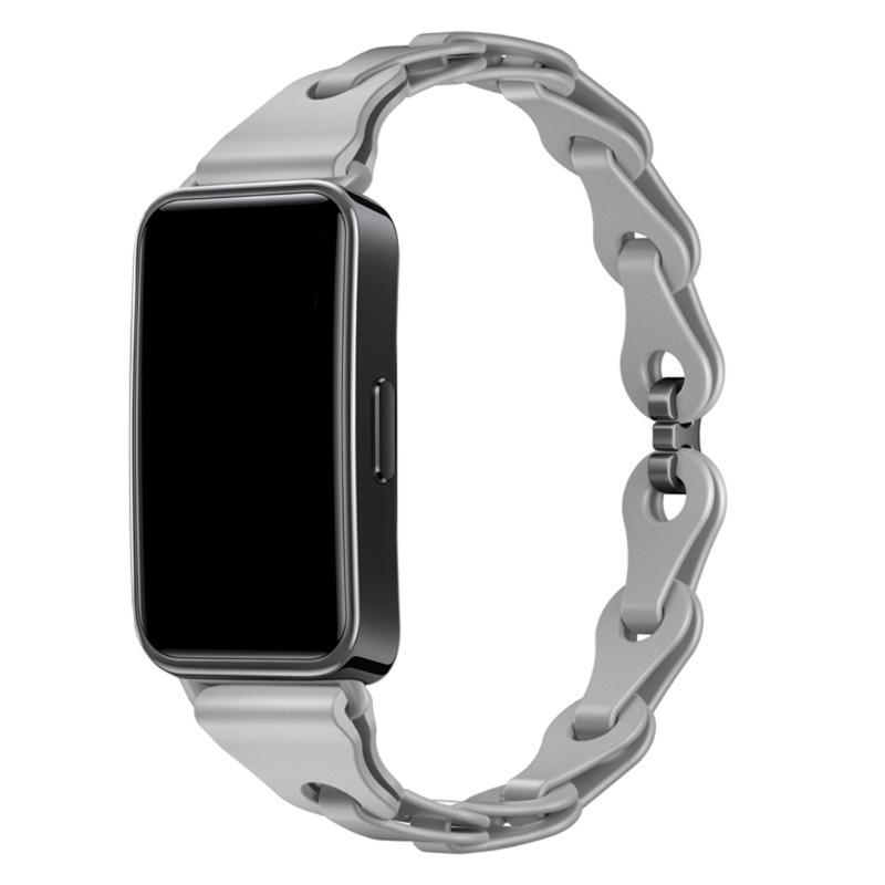 

Skin Friendly Sports Watch Band Flexible Silicone Wrist Straps Belt Enjoy Daily Comfort for Band 8/9/10 Smartwatch