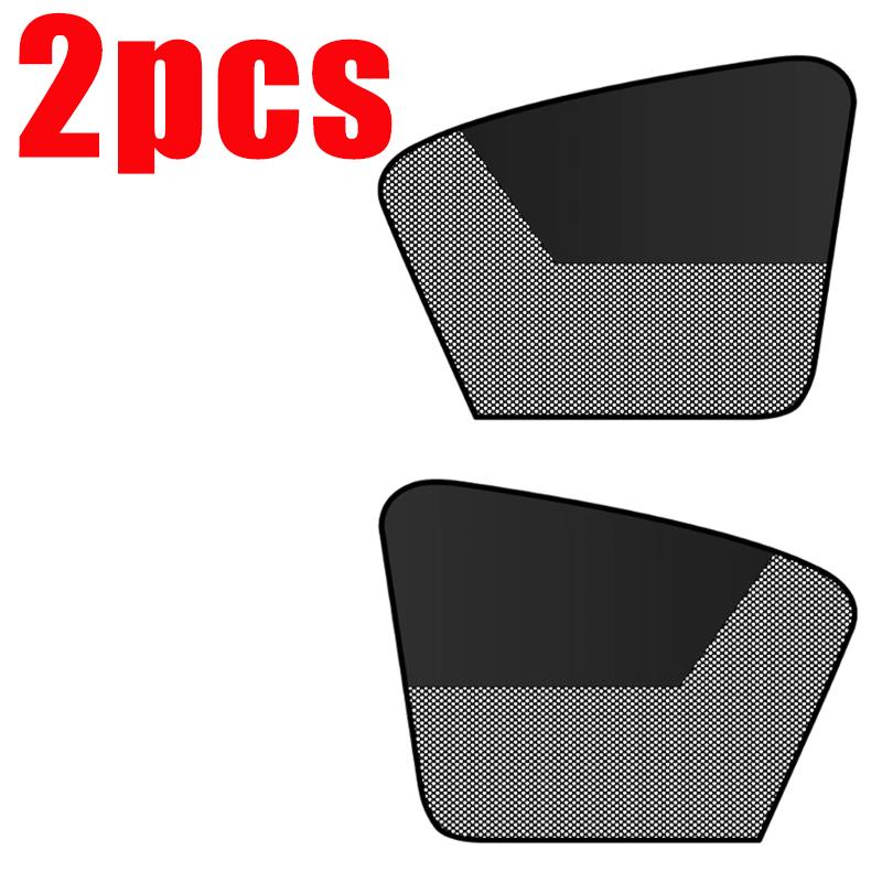 1-2PCS Duplex Magnetic Car Curtains for Sunshade and Privacy Protection Block UV Rays Exterior Accessories Side Window Sunshades