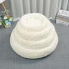 Cozy Round Cat Bed - Warm, Thick, All-Season Nest for Cats & Small Dogs