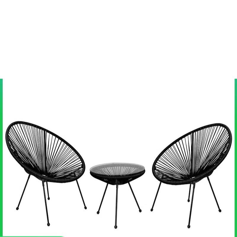 OLOMM Outdoor PE Rattan Lounge Chair