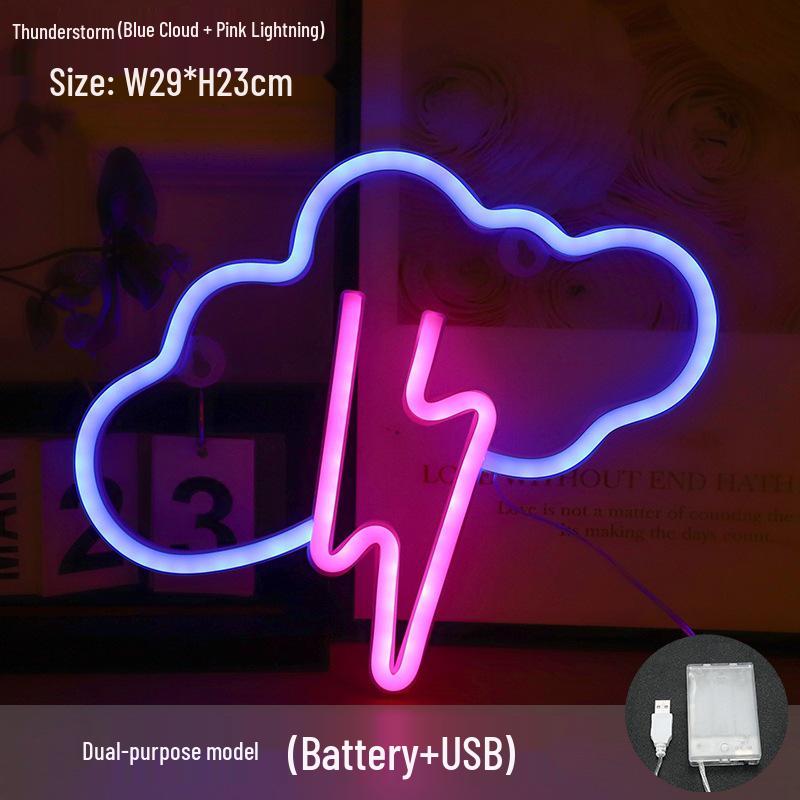 Trendy LED Neon Night Light Sign for Wall Décor