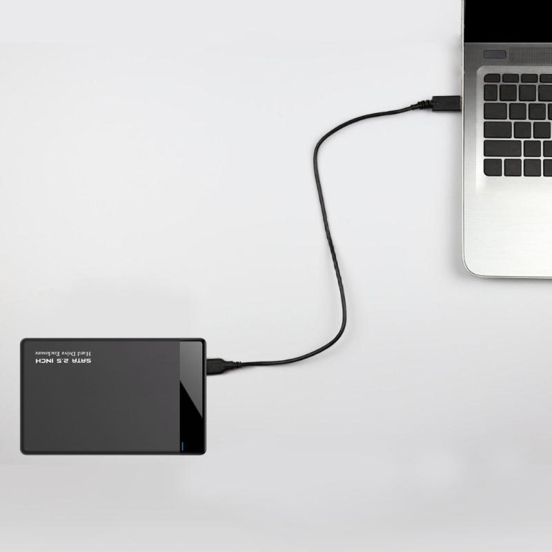 USB3.0 2.5Inch Hard Drives Case SSDs Enclosure Hard Drives Disk Box Enclosure Case Replacement for PC Laptop Accessories