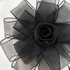 Exquisite Mesh Dress Cloth Patch Multi-Layer Rose Flower Flower Brooch DIY Dress Decorative Chest Flower
