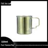 TAIC Pure Titanium Mug with Lid and Handle