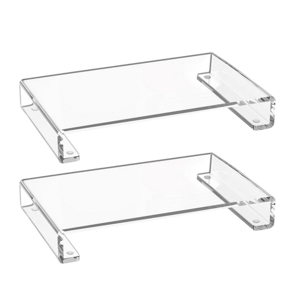 

Акриловый поднос-подставка, декор для ванной комнаты, кристально прозрачные подставки-витрины для кухни, держатель для мыла для столешницы, раковины, туалетного столика