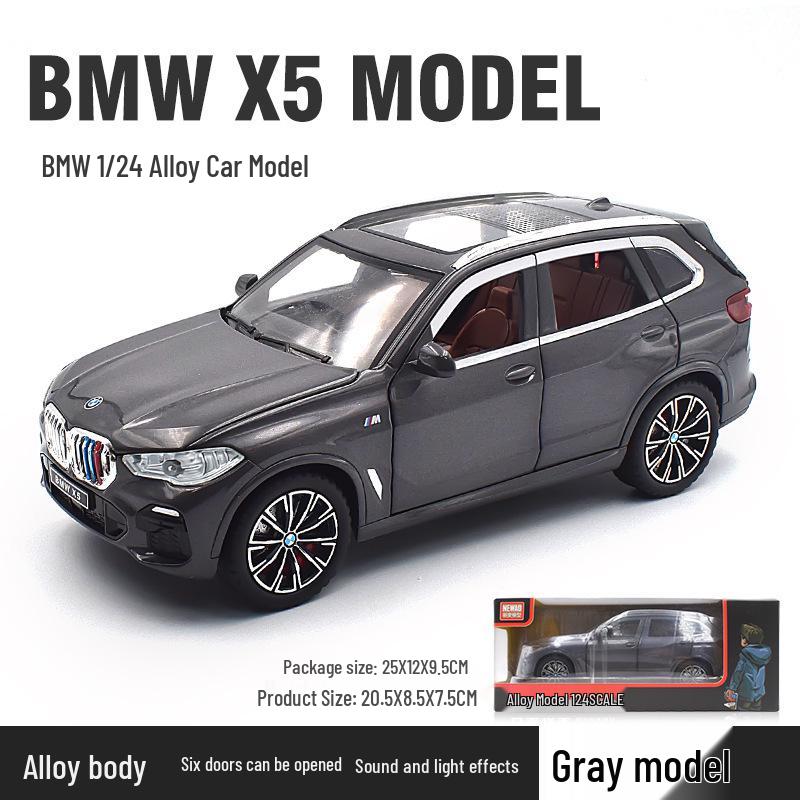 1:24 G63 Alloy Off-Road Toy Car, Six-Doors Open, Light & Sound, Pull-Back Action for Kids