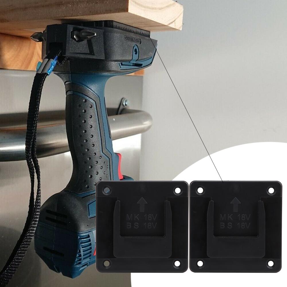 2Pcs Machine Holder Wall Mount Storage Bracket Fixing Devices for Makita 18V Electric Tool