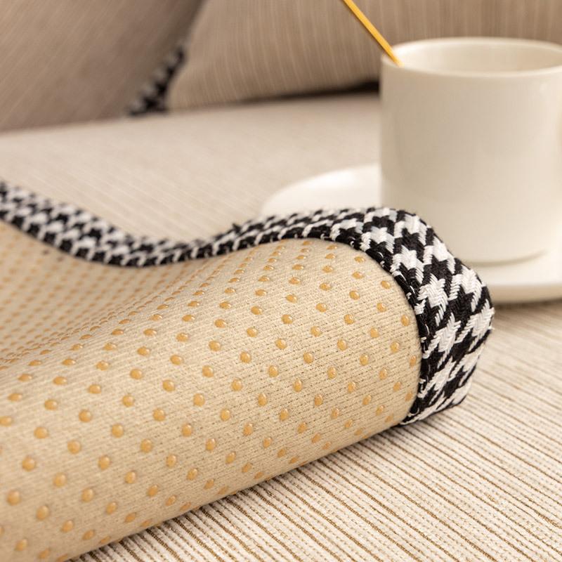 Chenille Sofa Cushion Four Seasons Universal Non-Slip Modern Simple Fabric Sofa Cushion Labeling Seat Cushion Covers