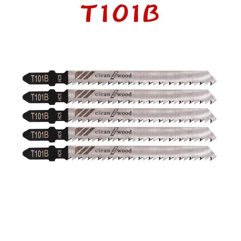 

Набор из 5/10 полотен для лобзика с Т-образным хвостовиком HCS, различные полотна для лобзика по дереву, пластику и металлу для Black & Decker Metabo T101B 5PCS