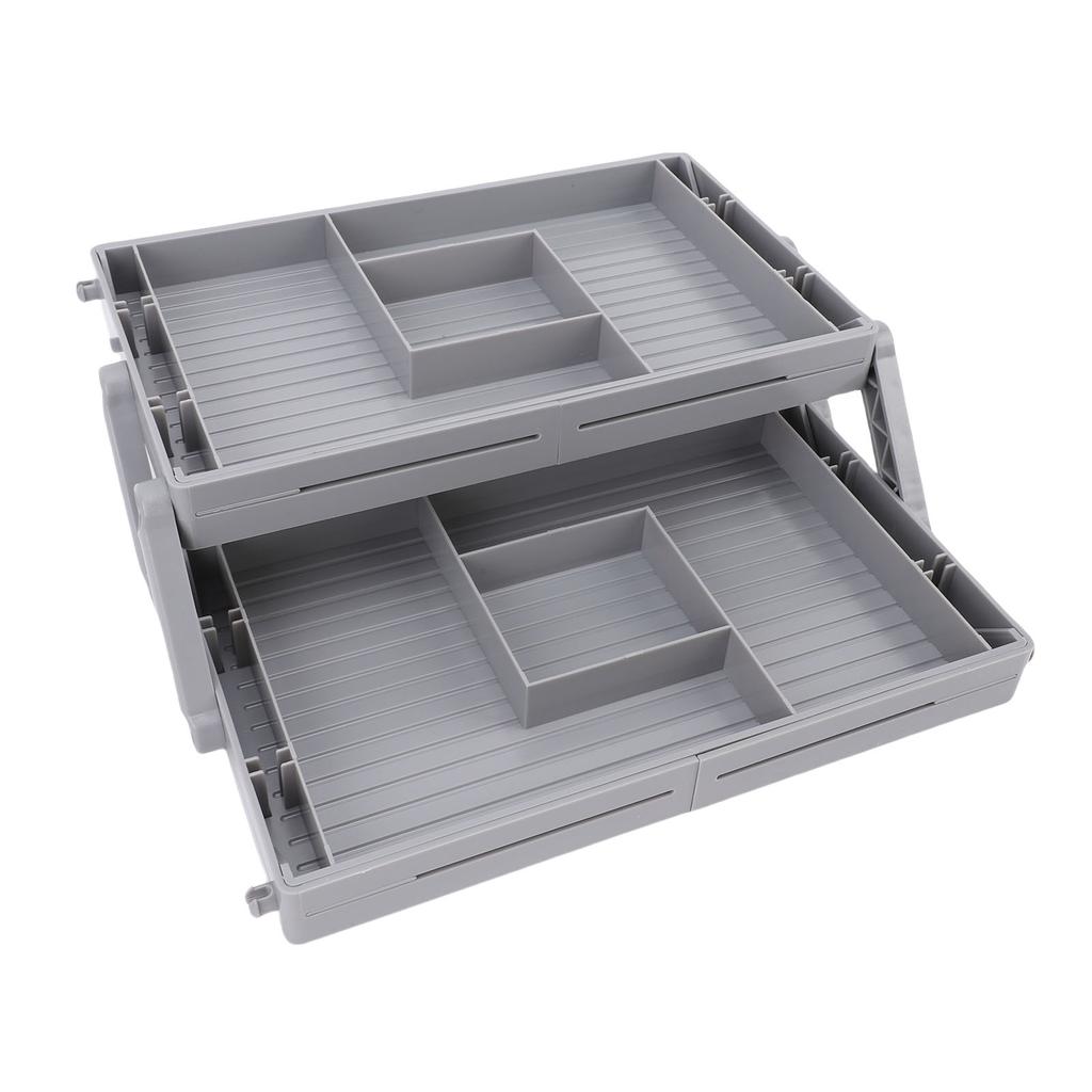 Folding Drawer Organizer Various Sizes Containers Multifunctional Storage Tray for Cosmetics Jewelry