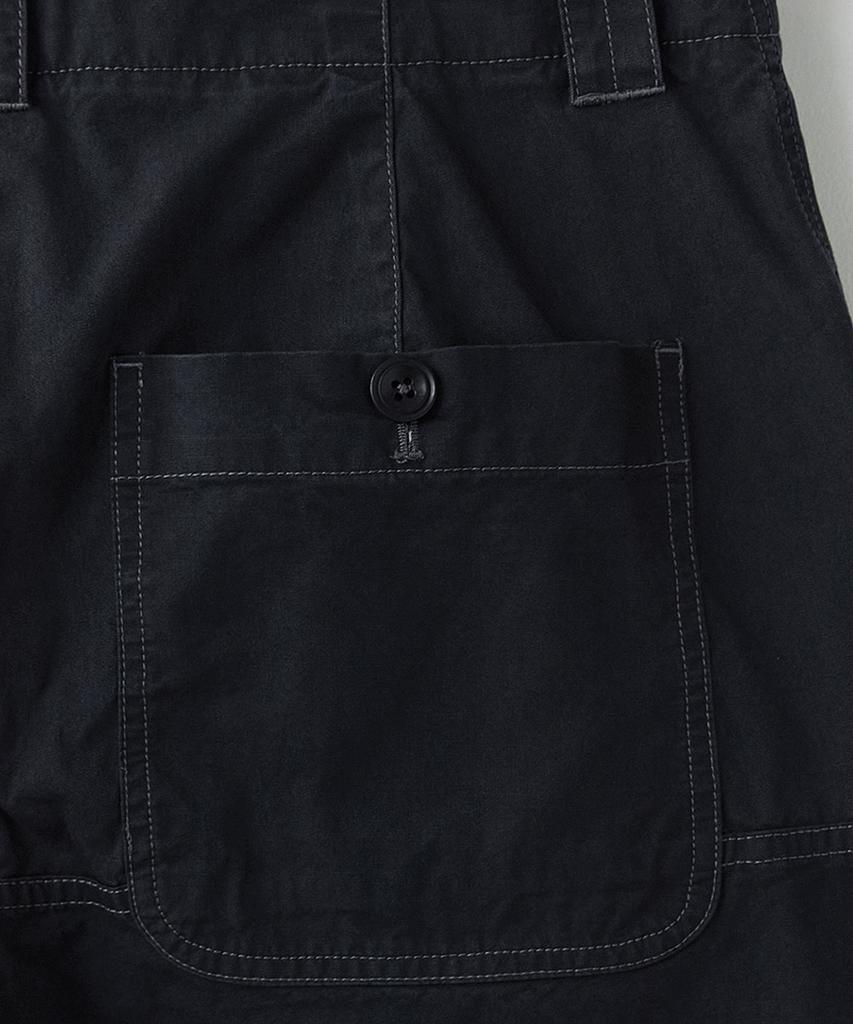 Leopeusaideu Contrast Panel Pants Ash Black