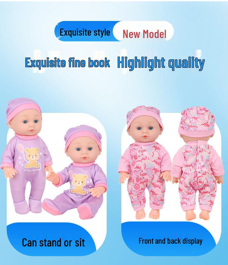 Princess Baby Doll Set for Early Education - New Vinyl Doll Collection for Girls