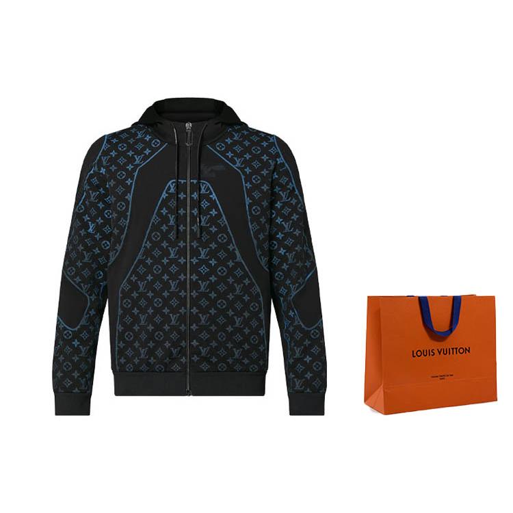 Louis Vuitton 2010s Monogram Zip-up Hoodie 1A9GNB