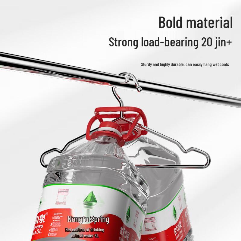 LYNN Heavy-Duty Solid Stainless Steel Clothes Hangers