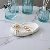 Bedroom Vanity Accessory Nautilus Storage Tray for Living Room Entryway, Ocean Theme Desktop Organizer Modern Home Decor Accents Jewelry Keys