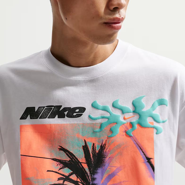 Nike Sports Casual Crew Neck Knitted Short Sleeve T-Shirt Men tops IH1372-100