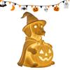 Halloween Decorations Cute Halloween Nightlight LED Ghost Dog Lamp Ghost Puppy Night Light for Home Bedroom Party Decorations