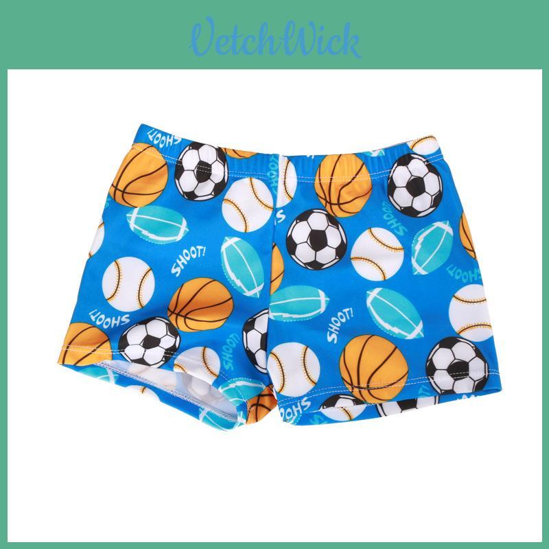 Premium Quality Children Kid Boys Cartoon Print Stretch Beach Shorts For Swimwear