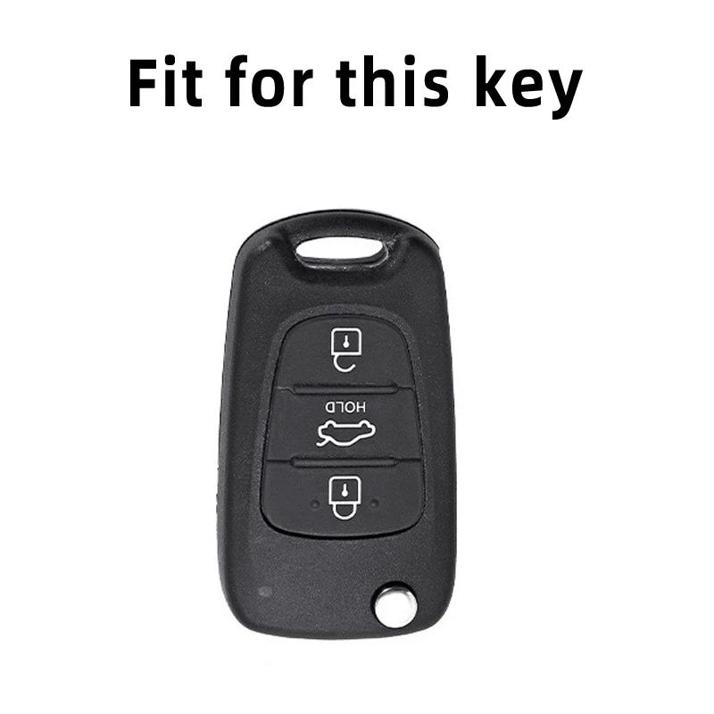Car Key Case Cover For Kia Sportage Rio 3 Soul Optima Ceed Pro K5 K2 Pride For Hyundai I20 I30 Ix20 Ix25 Ix35 Elantra