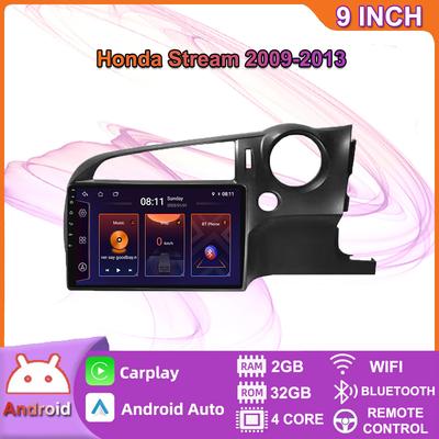 Radio auto wireless Carplay pentru Honda Stream 2009-2013 Android Multimedia Video Player Navigație GPS WIFI 2+32GB