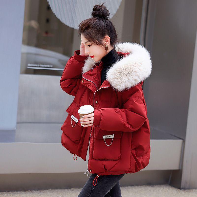 Down Cotton-Padded Jacket Female Parkas Winter Thick Warm Cotton Padded Coat Women Short Puffer Jackets