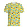 Summer Cute Rubber Duck Graphic 3D Printed Animal Ducks Pattern T-shirtCasual Tees Kids Short Sleeves