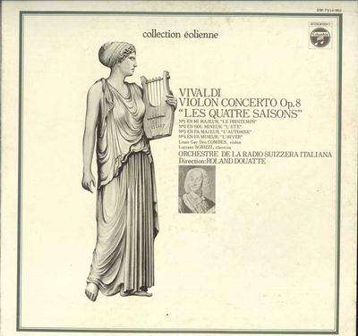 LP Plaat ROLAND DOUATTE COLLEGIUM MUSICUM D Vivaldi Le Quattro Stagioni OW7514MU COLUMBIA 1974 Japan Klassiek Gebruikt