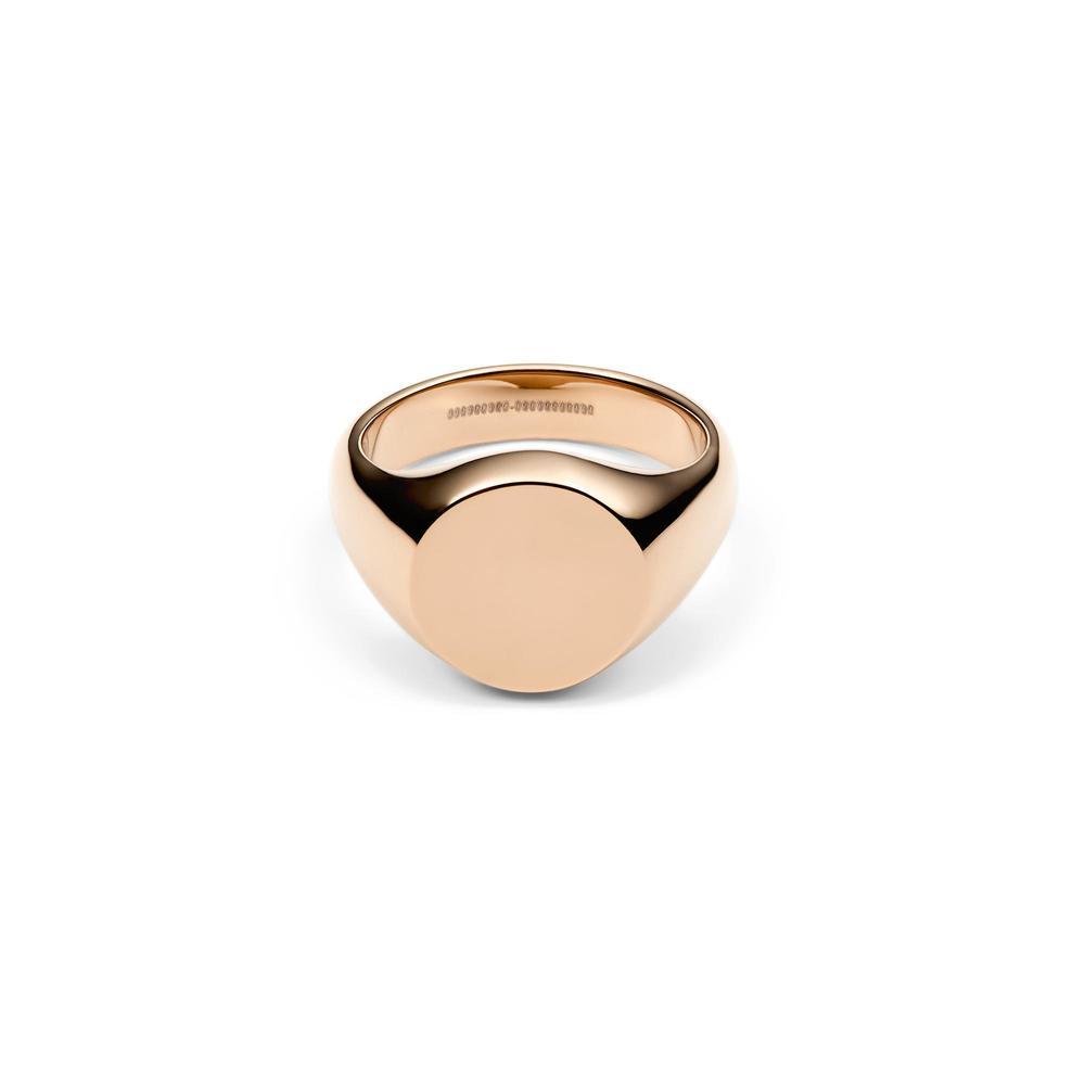 Daniel Wellington Classic Signet Ring 2-Color Simple Couple Ring Bold Signet Ring (Type A)
