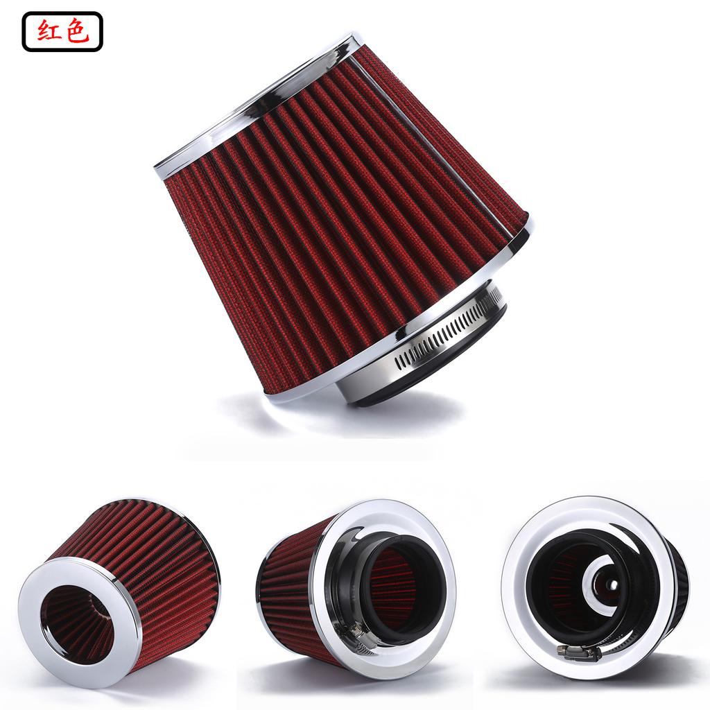 Car Modified 76MM Universal High Flow Mushroom Head Air Filter Air Intake Kit For Automotive Parts Cold Air Intake Air Filter